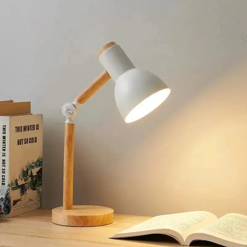 Lampe de Chevet en Bois Colorée - Bois Harmonie | Cocon de Lune