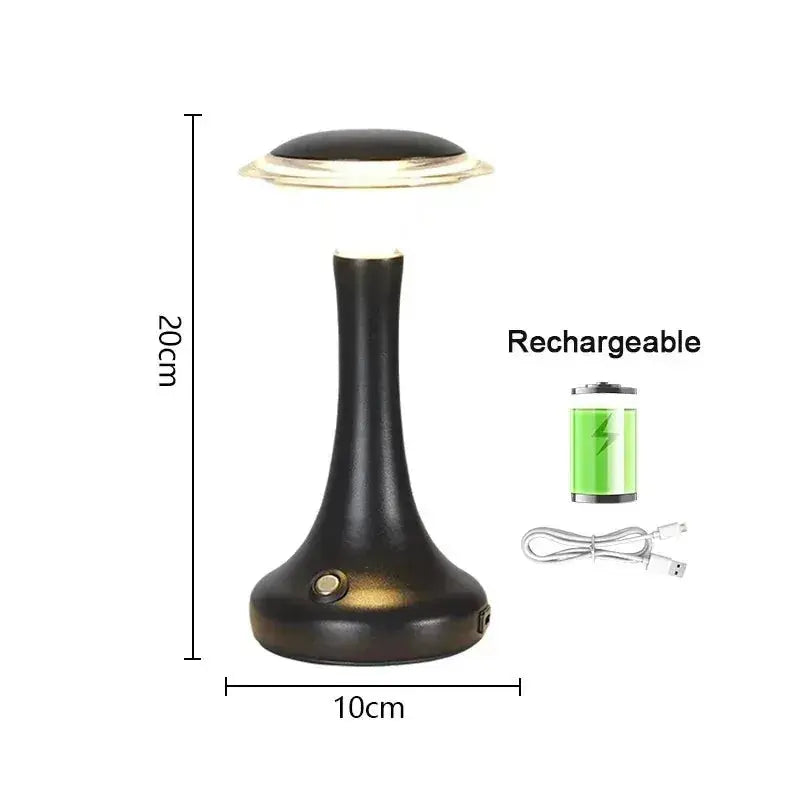 Lampe de Chevet Métal Noir - AeroLight | Cocon de Lune