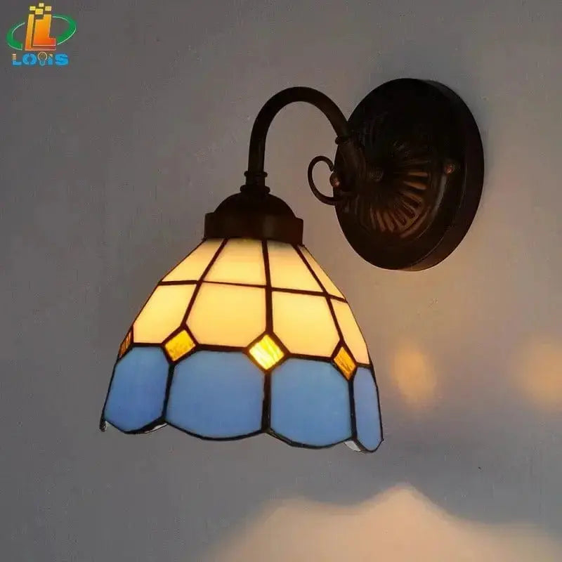 Lampe de Chevet Murale Vitrail Écaille - LightWall | Cocon de Lune