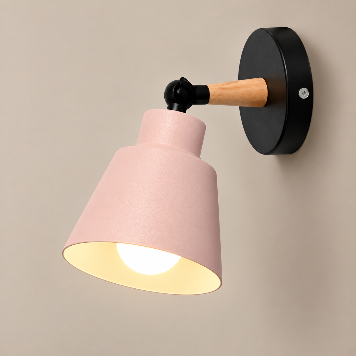 Lampe de Chevet Murale Orientable - Rameau - Rose | Cocon de Lune
