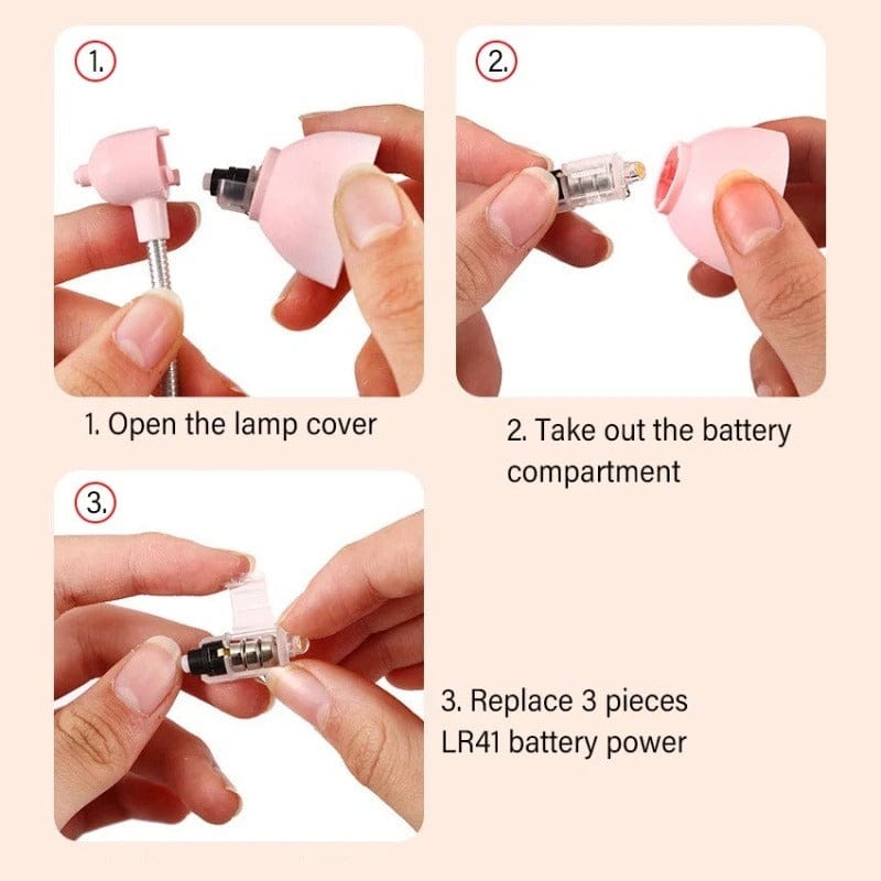 Lampe de Chevet Pince - Brise Fixée | Cocon de Lune