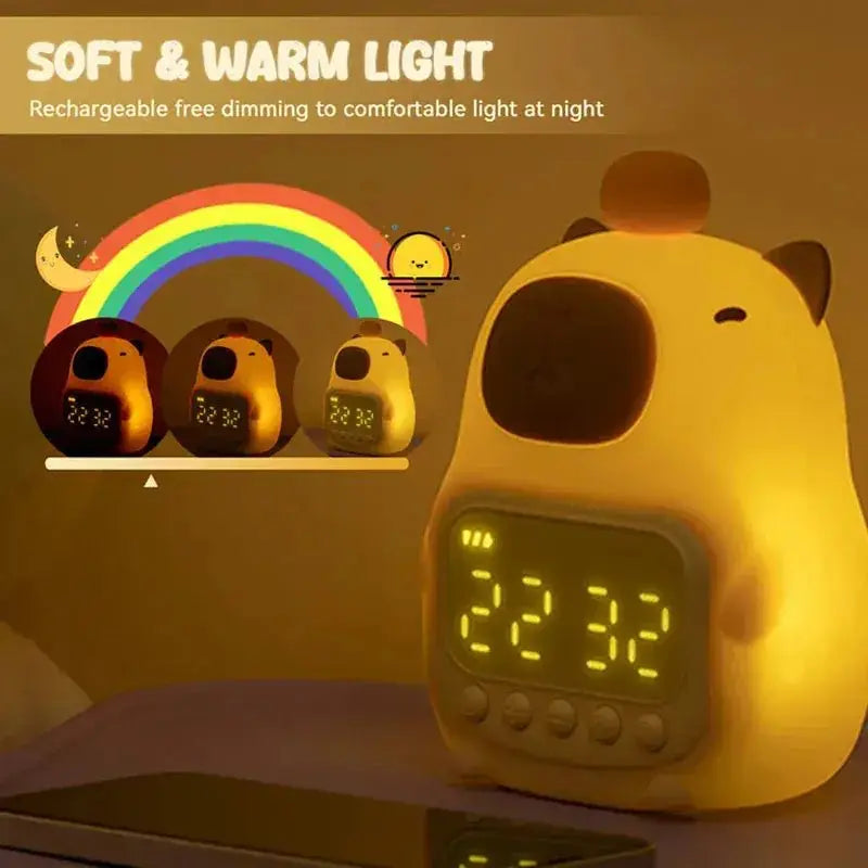 Veilleuse Bébé Horloge - BébéLume | Cocon de Lune