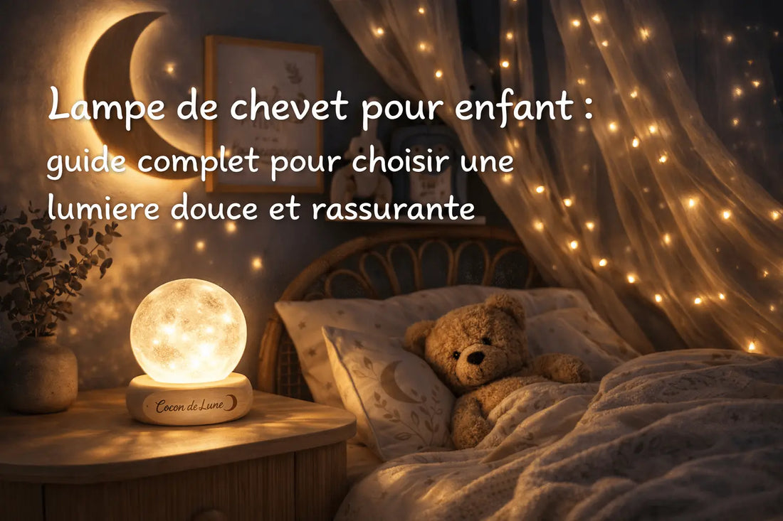 Lampe de chevet pour enfant : guide complet pour choisir une lumière douce et rassurante - Cocon de Lune