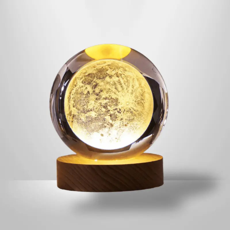 Petite lampe de chevet MiniLune lumière chaude pour coin allaitement