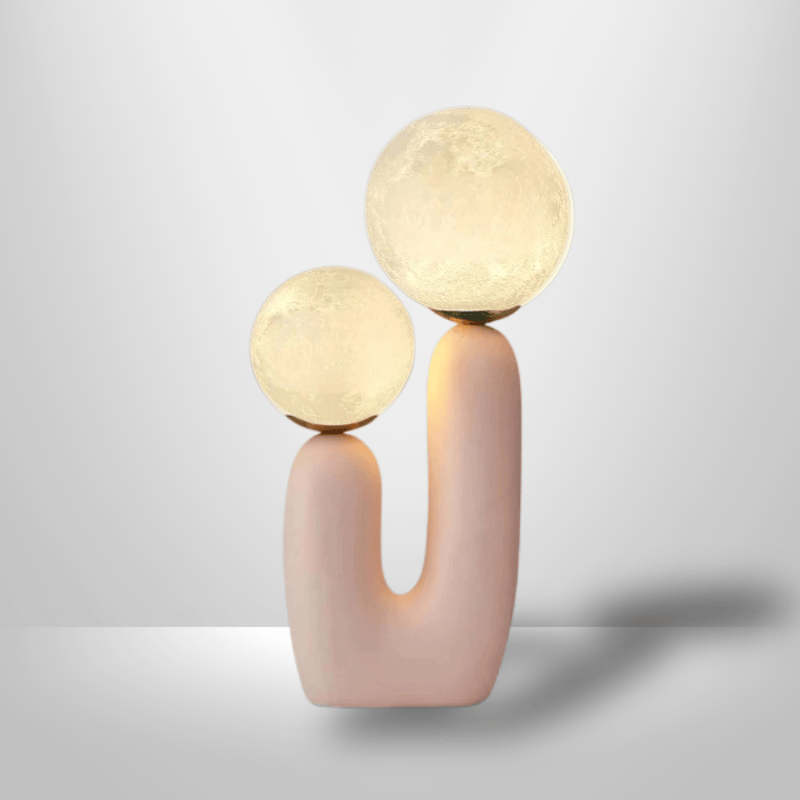 Lampe de Chevet Moderne - Duo de Lune | Cocon de Lune Lune Rose