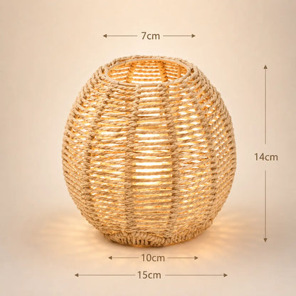 Abat-jour Imitation Rotin Tressé pour Suspension - Rotina | Cocon de Lune