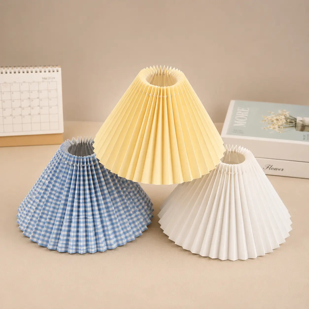 Abat-jour Plissé Lavable pour Lampe et Suspension - Plissa | Cocon de Lune