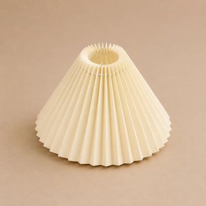 Minimalist Pleated Lampshade Modern Style Table Lamp Cover Washable Light Cover For Pendant Floor Lamp Retro Chandelier Cover Cocon de Lune