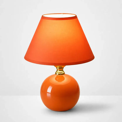 Lampe de Chevet Céramique - Boule de Couleur | Cocon de Lune Orange
