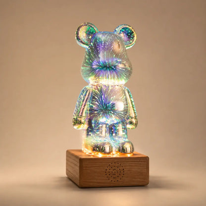 Veilleuse Ourson Feu d'Artifice USB - BearSpark | Cocon de Lune