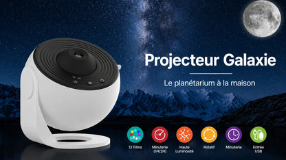 Veilleuse Projecteur Galaxie HD 12 en 1 - NovaCiel | Cocon de Lune