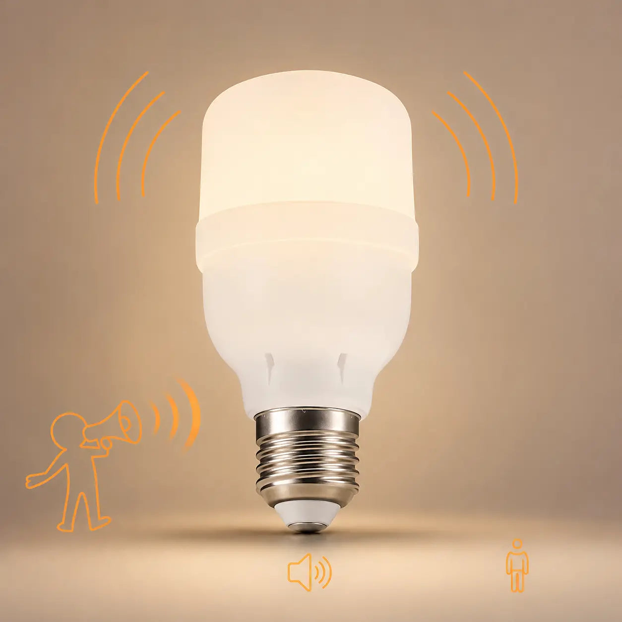 Ampoule Détecteur de Mouvement Intérieur E27 - Sentinelle | Cocon de Lune