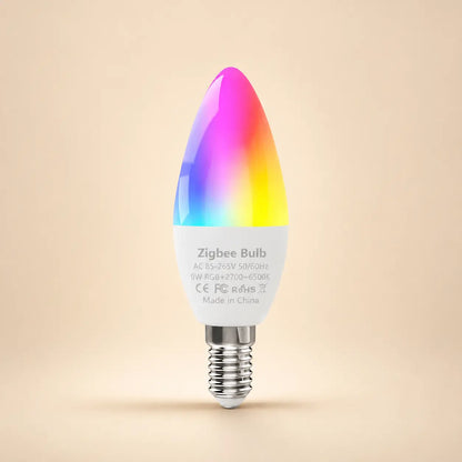 Ampoule Connectée Flamme E14 Zigbee - Chandelle | Cocon de Lune