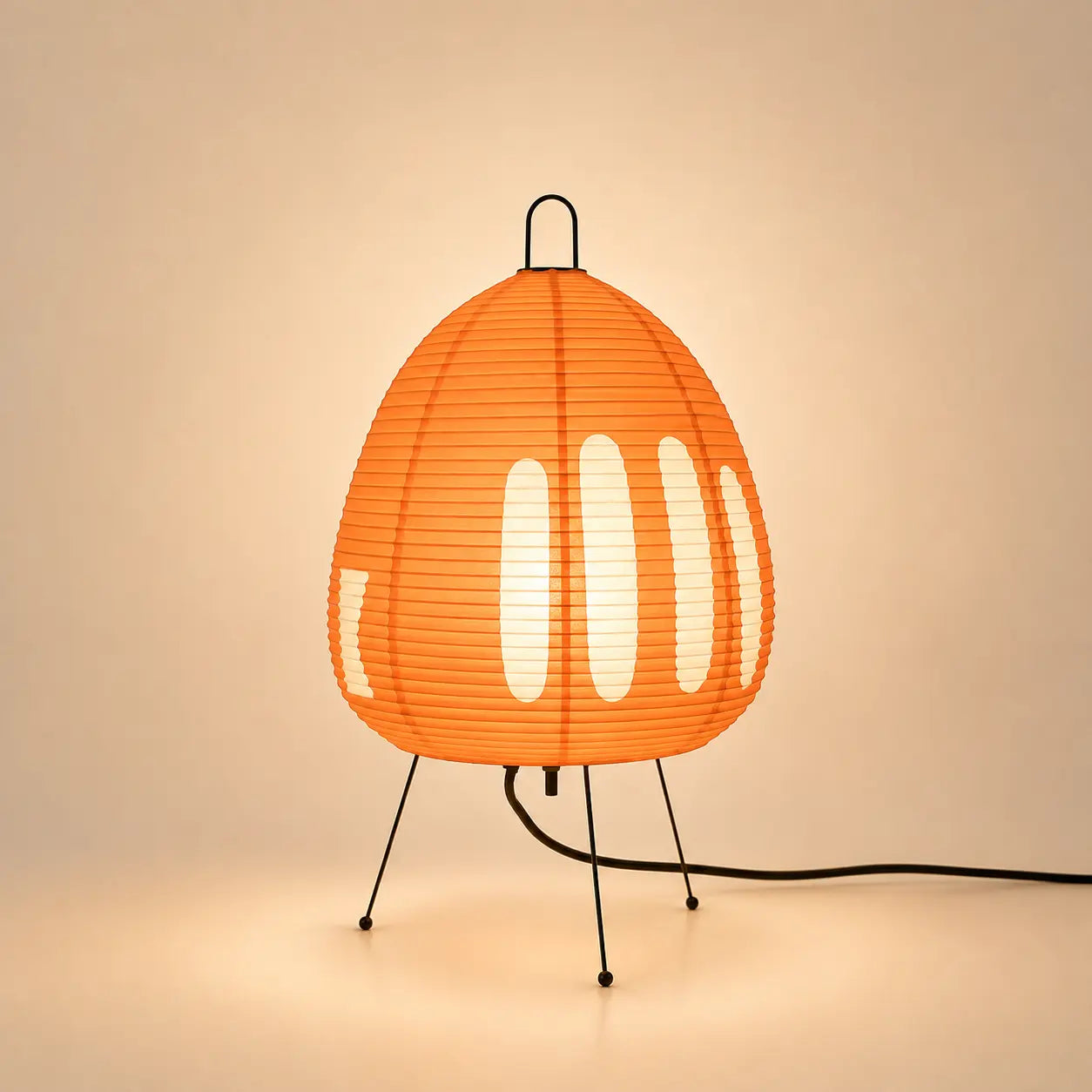 Lampe de Chevet Japonaise en Papier de Riz Trépied - Andon | Cocon de Lune