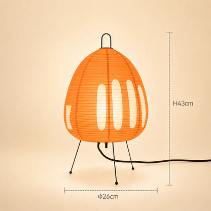 Lampe de Chevet Japonaise en Papier de Riz Trépied - Andon | Cocon de Lune