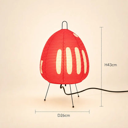 Lampe de Chevet Japonaise en Papier de Riz Trépied - Andon | Cocon de Lune