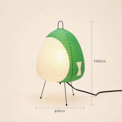 Lampe de Chevet Japonaise en Papier de Riz Trépied - Andon | Cocon de Lune