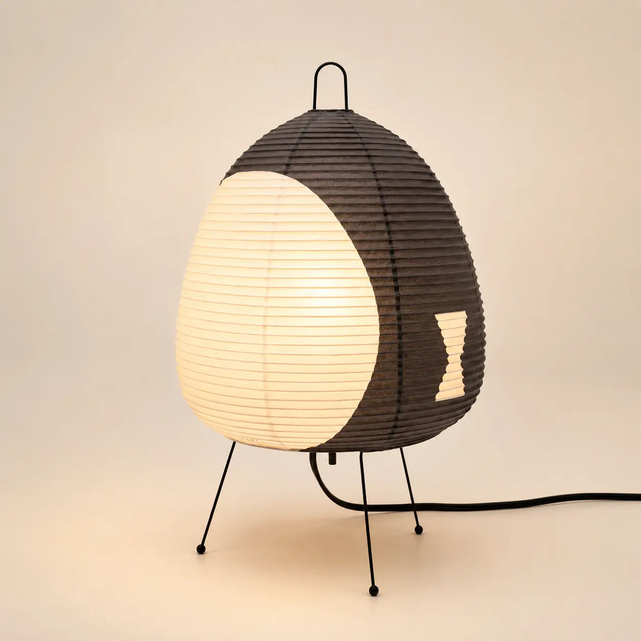 Lampe de Chevet Japonaise en Papier de Riz Trépied - Andon | Cocon de Lune