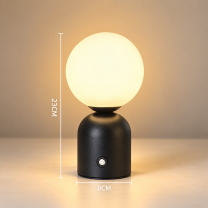 Lampe de Chevet Globe Rechargeable - Perle | Cocon de Lune