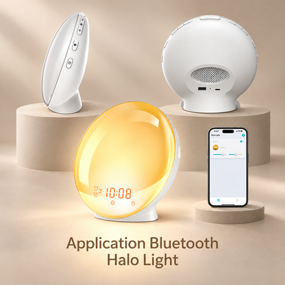 Application Bluetooth Halo Light du réveil lumineux Solstice | Cocon de Lune