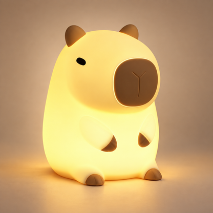 Veilleuse Capybara à Piles - Douce Nuit | Cocon de Lune
