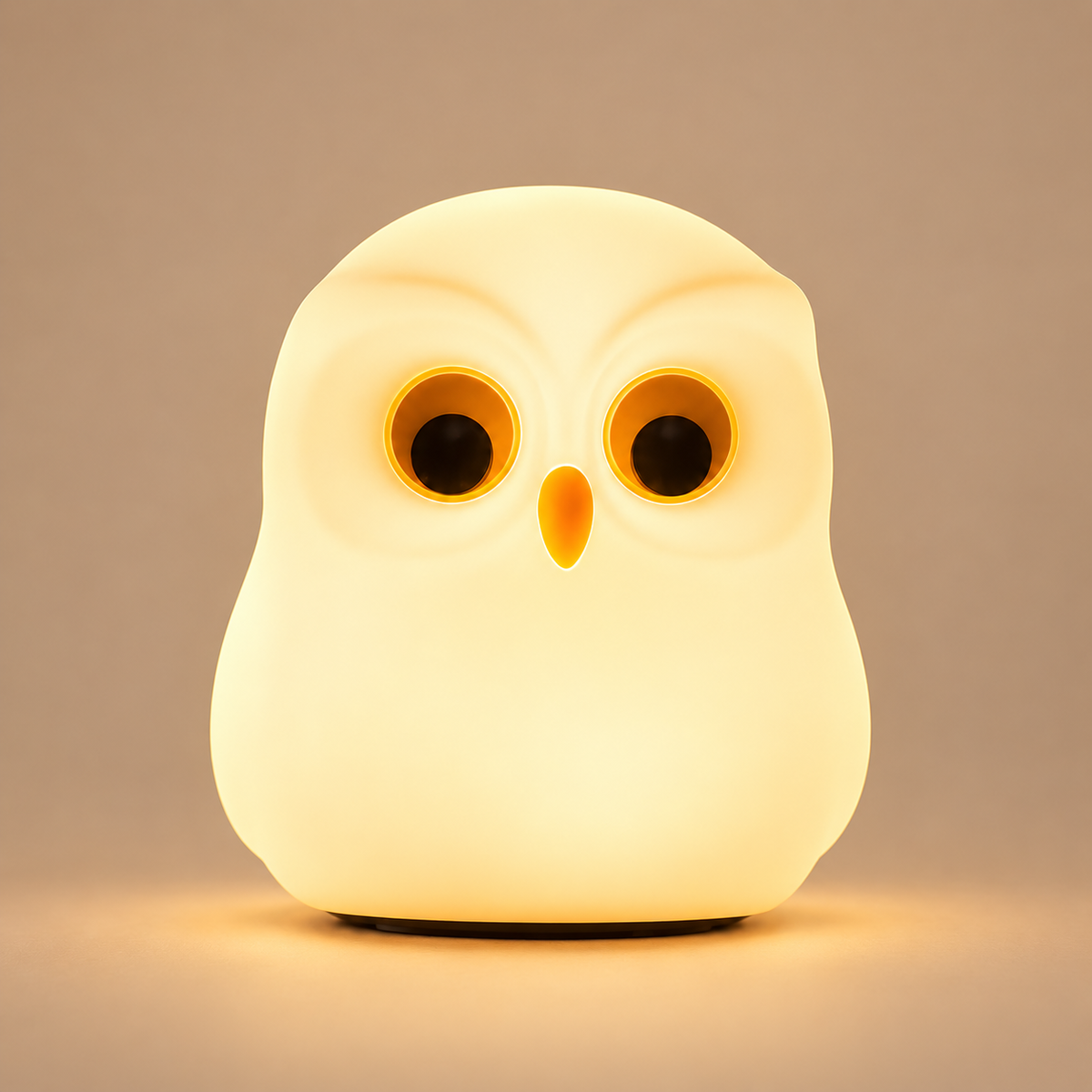 Veilleuse Hibou Tactile Silicone - CalmMoon | Cocon de Lune