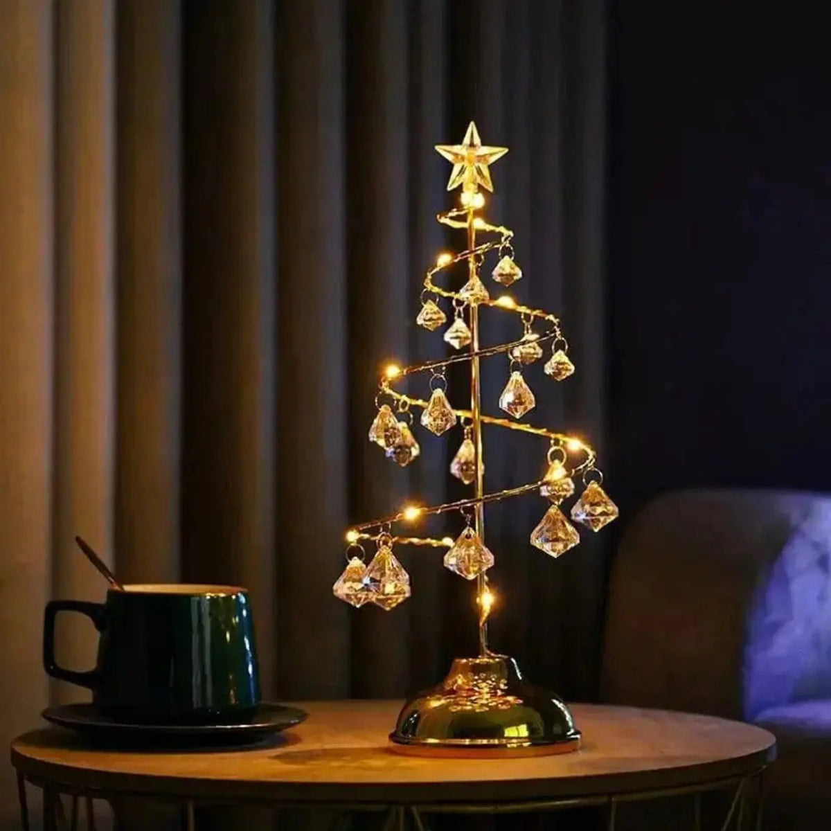 Lampe de Chevet à Pile Cristal - Petite Balade | Cocon de Lune