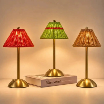 Lampe d’ambiance en rotin rechargeable - Bali | Cocon de Lune