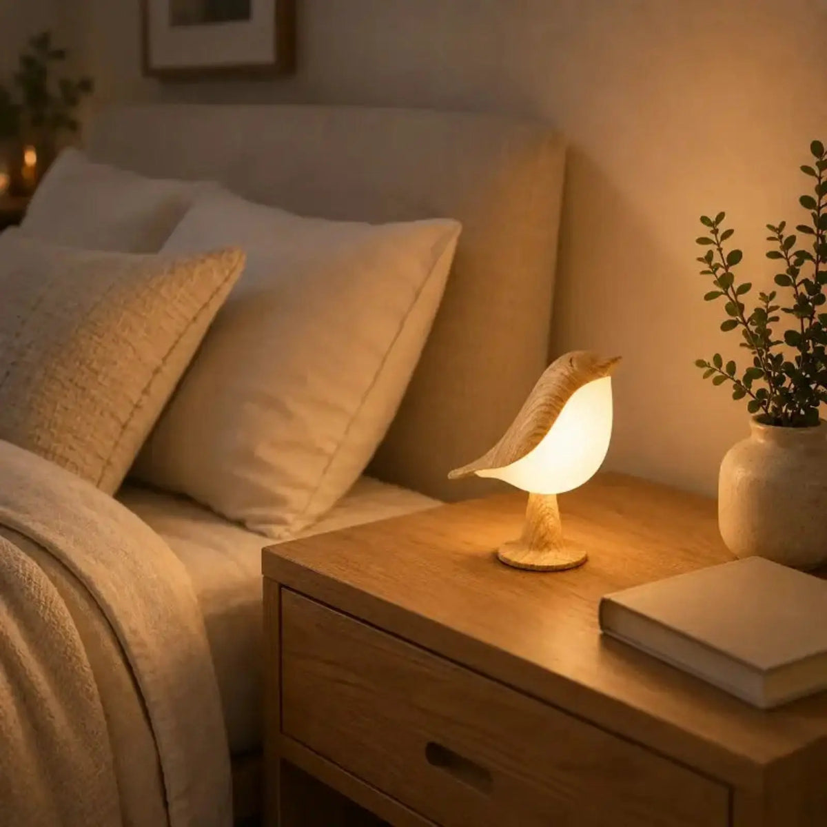 Lampe Oiseau Art Déco Tactile - Colibri | Cocon de Lune