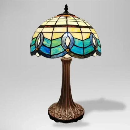 Lampe de Chevet Vitrail Cocooning - ÉpoqueSoft Paon | Cocon de Lune
