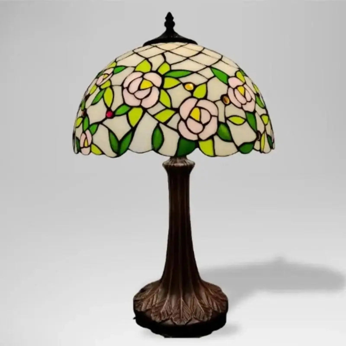 Lampe de Chevet Vitrail Cocooning - ÉpoqueSoft Feuillage | Cocon de Lune