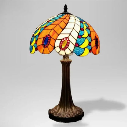 Lampe de Chevet Vitrail Cocooning - ÉpoqueSoft Coquelicot | Cocon de Lune