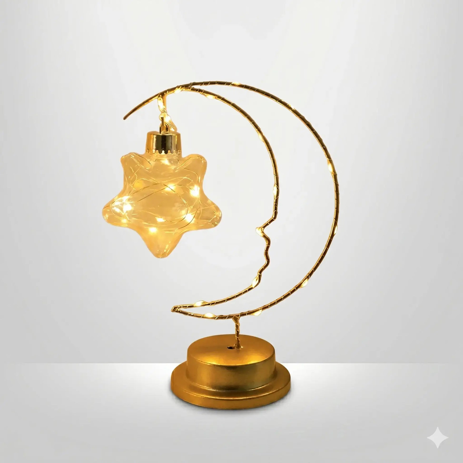 Lampe de Chevet à Pile - Lumière d’Instant | Cocon de Lune Étoile