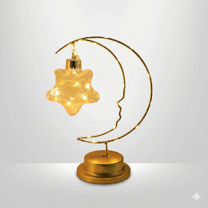 Lampe de Chevet à Pile - Lumière d’Instant | Cocon de Lune Étoile