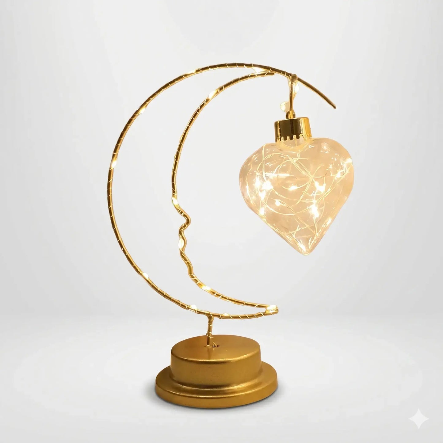 Lampe de Chevet à Pile - Lumière d’Instant | Cocon de Lune Heart