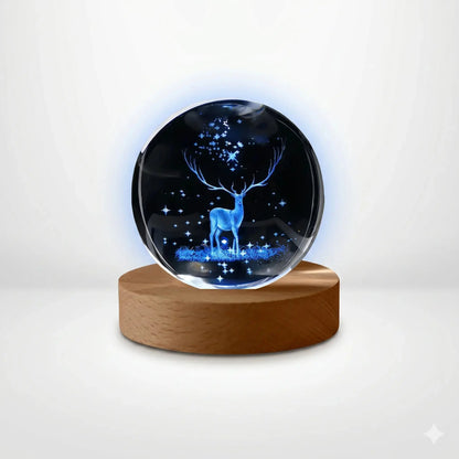 Lampe de Chevet Ado Motif Céleste - Galaxy | Cocon de Lune Cerf