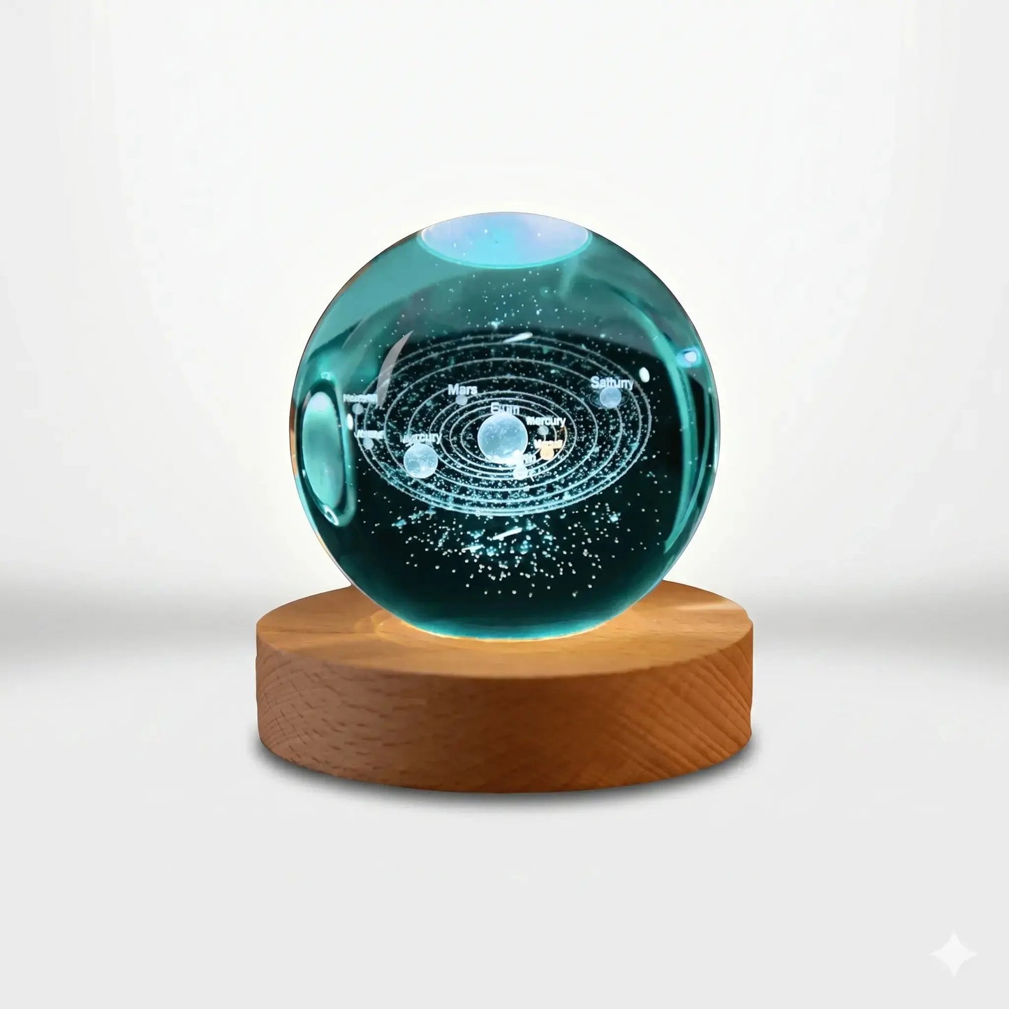 Lampe de Chevet Ado Motif Céleste - Galaxy | Cocon de Lune Système Solaire