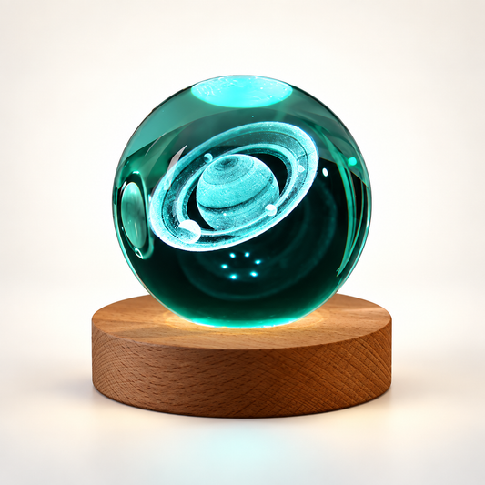 Lampe de Chevet Ado Motif Céleste - Galaxy | Cocon de Lune - Saturne