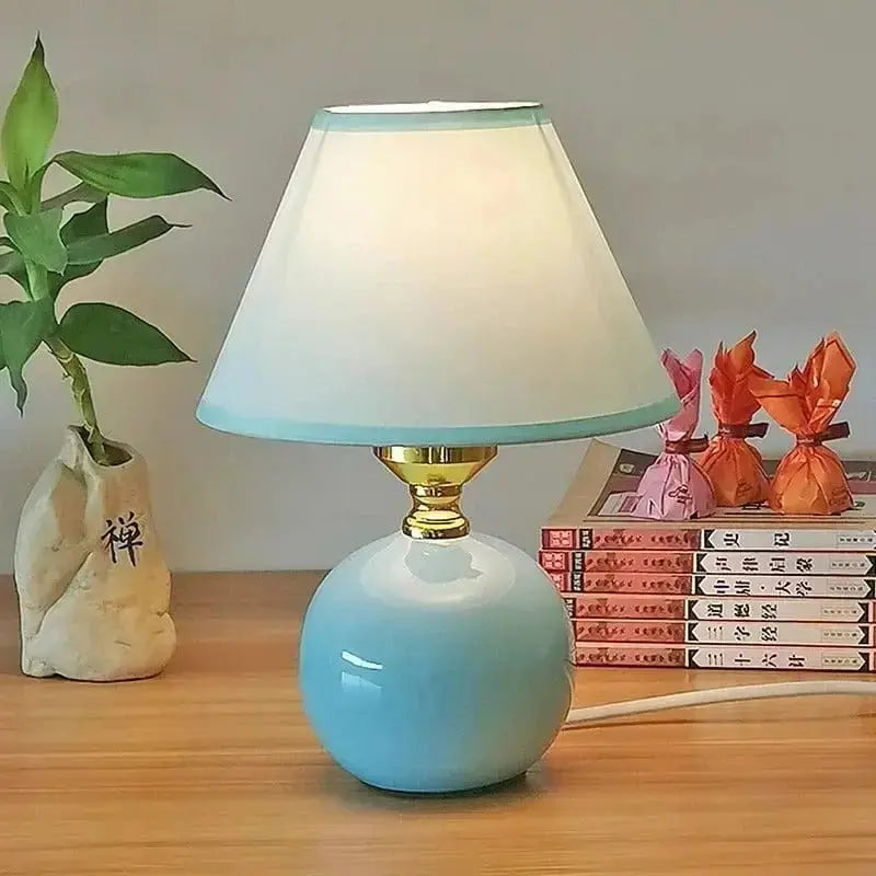 Lampe de Chevet Céramique - Boule de Couleur - Cocon de Lune