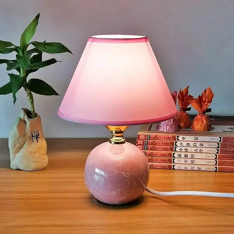Lampe de Chevet Céramique - Boule de Couleur - Cocon de Lune