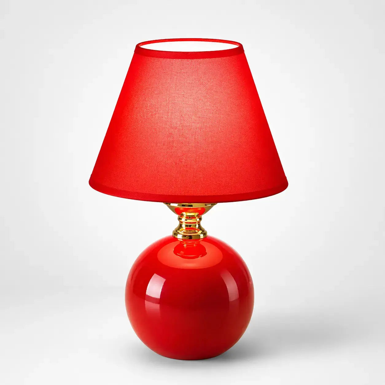 Lampe de Chevet Céramique - Boule de Couleur | Cocon de Lune Rouge