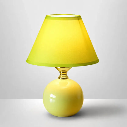 Lampe de Chevet Céramique - Boule de Couleur | Cocon de Lune Vert Clair