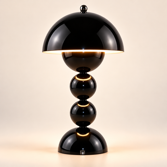 Lampe de Chevet Champignon à Boules - Nova | Cocon de Lune - coloris Noir