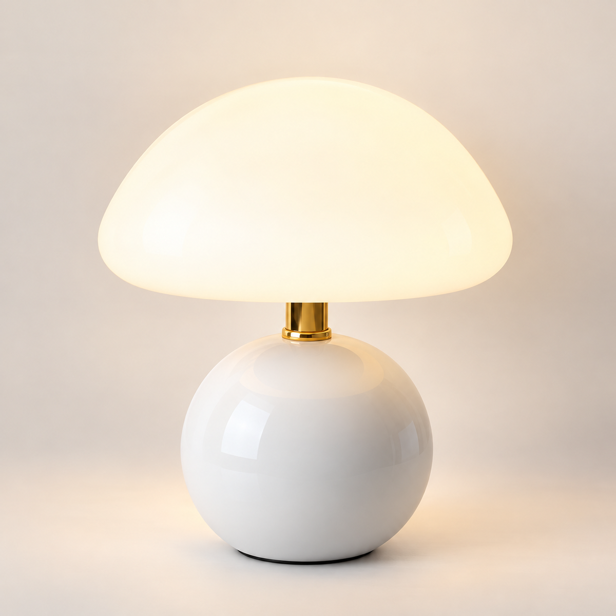 Lampe de Chevet Champignon en Céramique - PearlMush | Cocon de Lune - Blanc