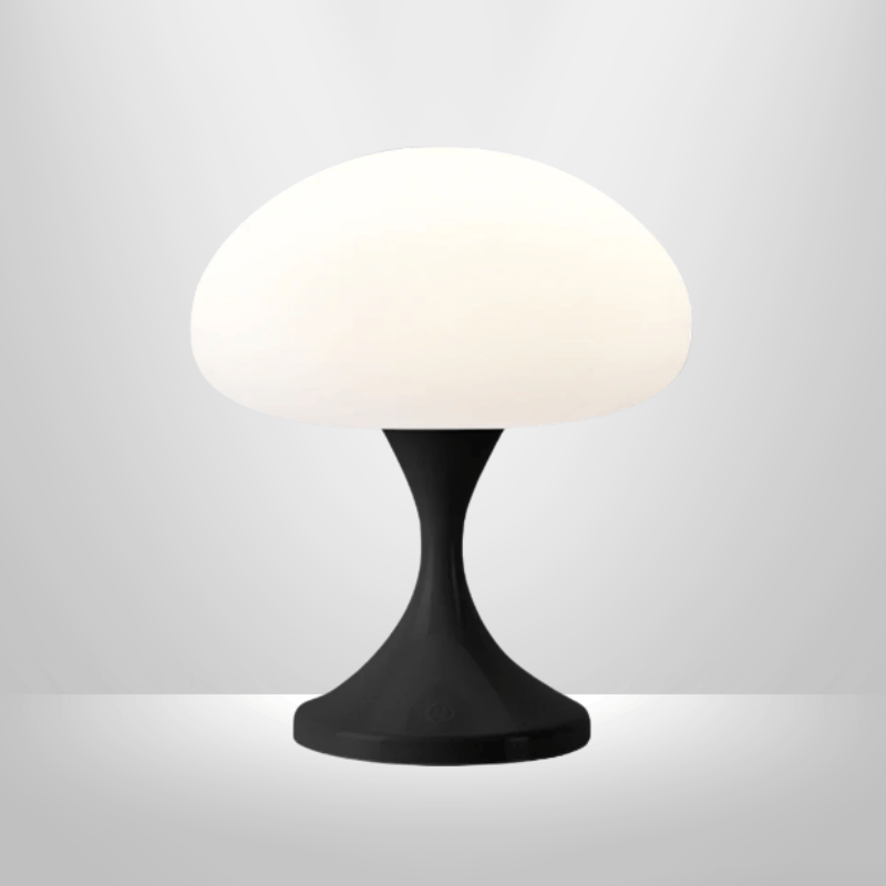 Lampe de Chevet Champignon - ShinyCap | Cocon de Lune Noir-usb plug
