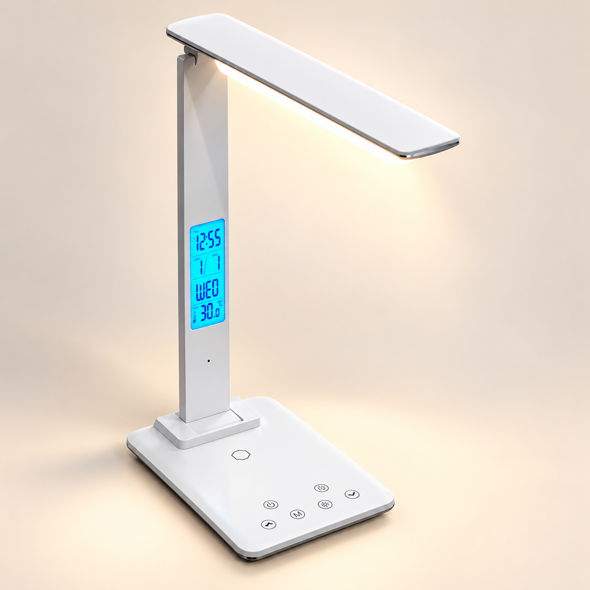 Lampe de Chevet Chargeur Induction - Instant Lumière | Cocon de Lune - Blanc