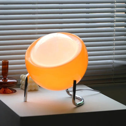 Lampe de Chevet Design - Éclipse | Cocon de Lune Orange