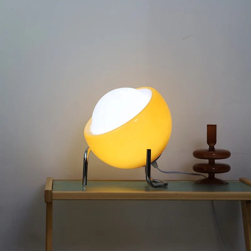 Lampe de Chevet Design - Éclipse | Cocon de Lune Orange