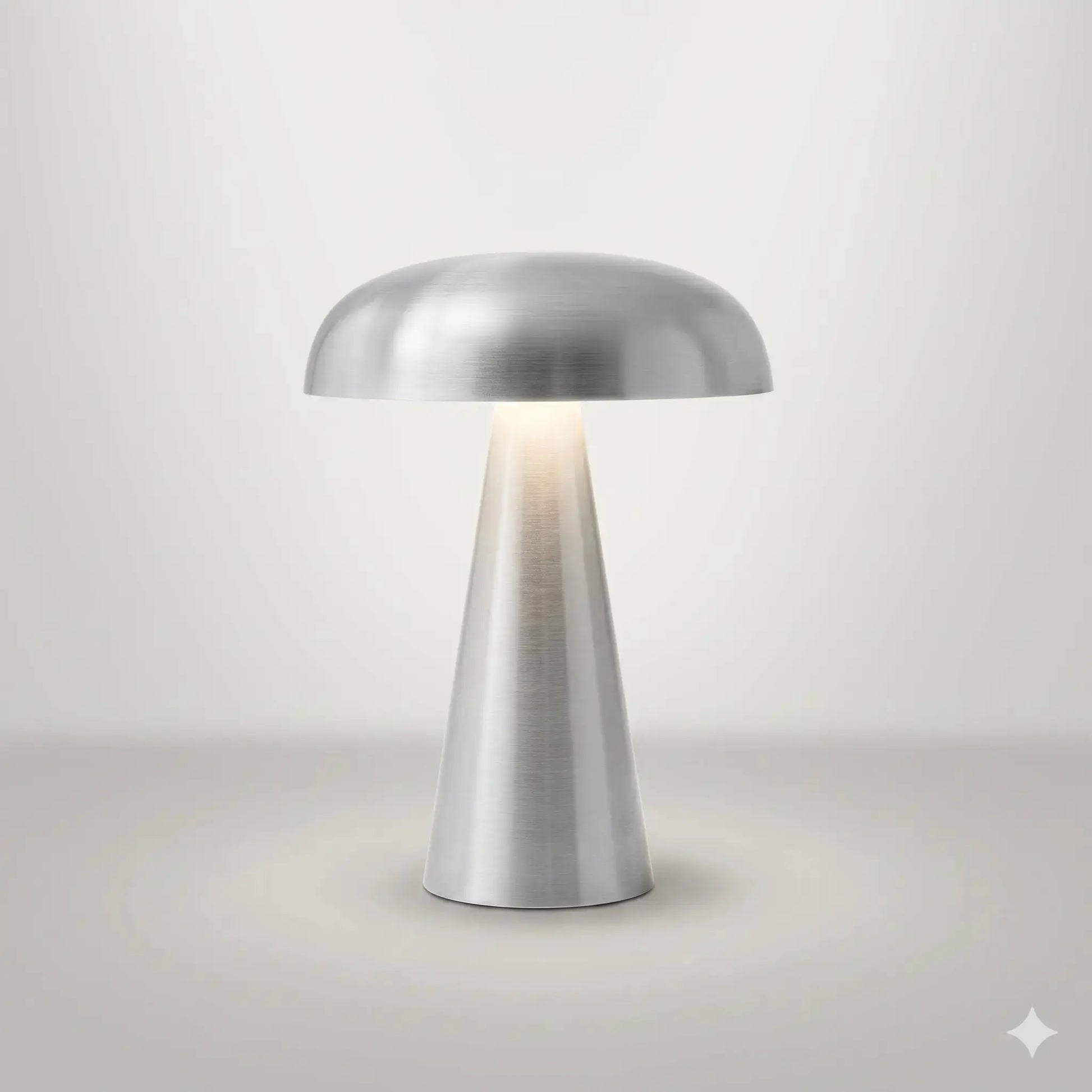 Lampe de Chevet Design-Minimal élégante et fonctionnelle Argent