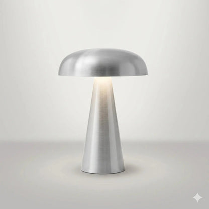 Lampe de Chevet Design-Minimal élégante et fonctionnelle Argent
